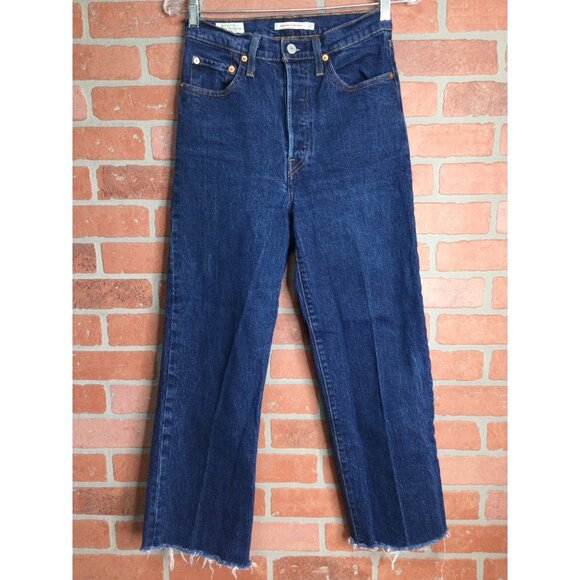Levi's Blue Straight Leg Jeans Classic Style - Picture 1 of 8